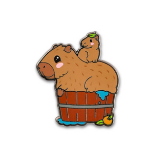 Capybara Cuties Enamel Pin