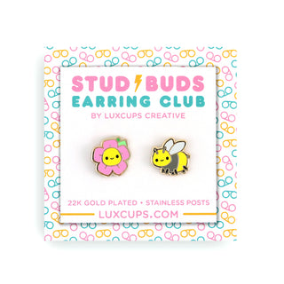 Pollen Pals Earrings - Stud Buds Earring Club