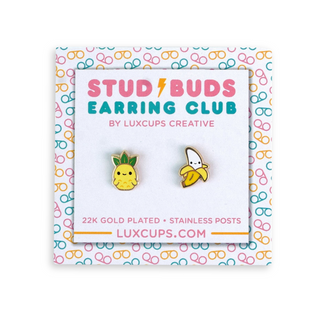 Fruity Friends Earrings - Stud Buds Earring Club