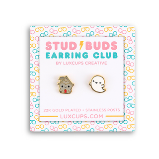 Ghoul Friends Earrings - Stud Buds Earring Club