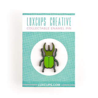 LuxCups Creative Enamel Pin Beetle Enamel Pin
