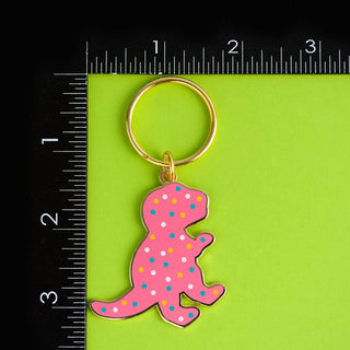 LuxCups Creative Keychain Dino Cookie Keychain
