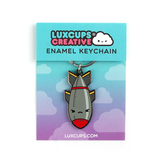 LuxCups Creative Keychain Bombs Away Keychain