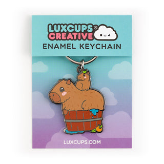 LuxCups Creative Keychain Capybara Cuties Keychain