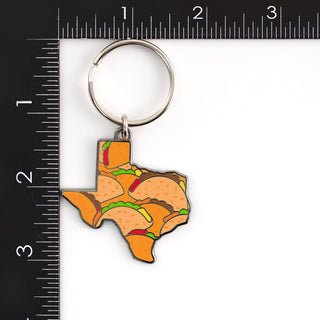 LuxCups Creative Keychain Texas Tacos Keychain