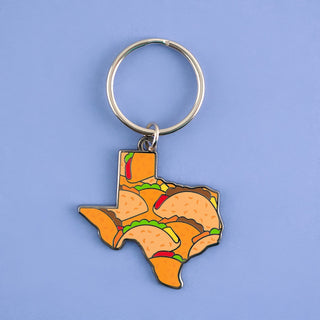 LuxCups Creative Keychain Texas Tacos Keychain