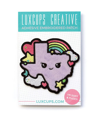 LuxCups Creative Patch Texas Cutie Fuzzy Patch