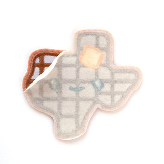 LuxCups Creative Patch Texas Waffle Fuzzy Patch