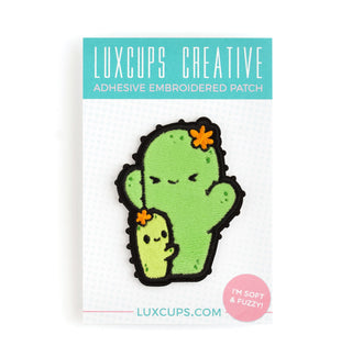 LuxCups Creative Patch Cactus Hugs Patch