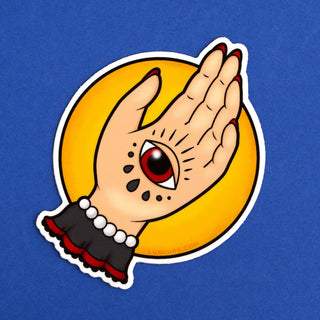 LuxCups Creative Sticker Mystic Hand Sticker
