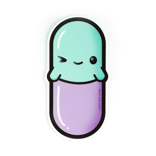 LuxCups Creative Sticker Happy Pill Sticker