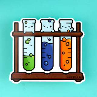 LuxCups Creative Sticker Test Tube Babies Sticker