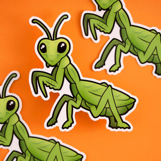 LuxCups Creative Sticker Praying Mantis Sticker