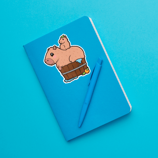 LuxCups Creative Sticker Capybara Cuties Sticker