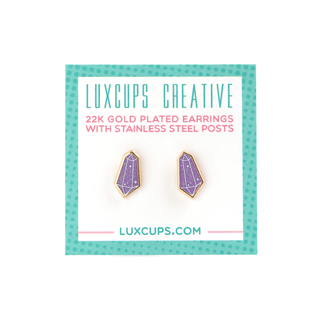 LuxCups Creative Stud Earrings Mystical Crystal Earrings