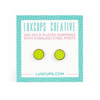 LuxCups Creative Stud Earrings Pickleball Earrings