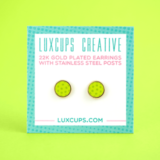 LuxCups Creative Stud Earrings Pickleball Earrings