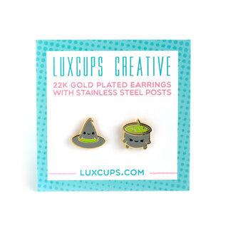 LuxCups Creative Stud Earrings Witchy Wonders Earrings