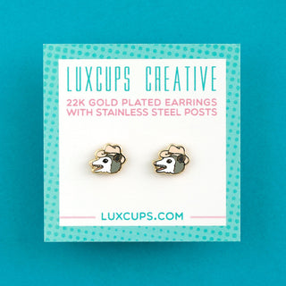 LuxCups Creative Stud Earrings Possum Earrings