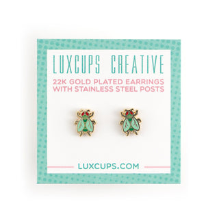 LuxCups Creative Stud Earrings Fly Earrings