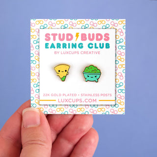 LuxCups Creative Stud Earrings Tex-Mex Mates Earrings - Stud Buds Earring Club