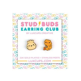 LuxCups Creative Stud Earrings Chopstick Chums Earrings - Stud Buds Earring Club