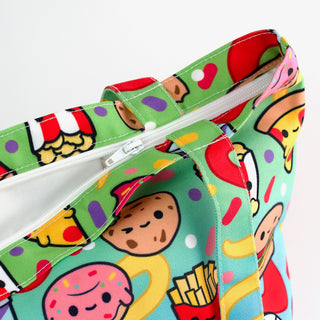 LuxCups Creative Tote Bag Junk Food Tote Bag