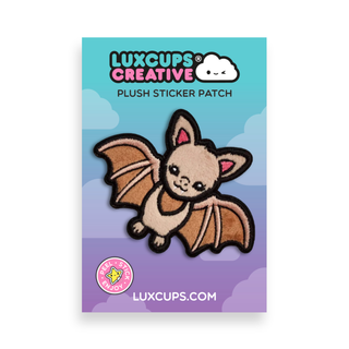 Brown Bat Fuzzy Patch