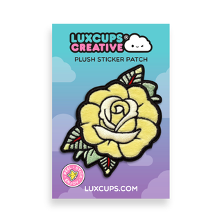 Yellow Rose Fuzzy Patch