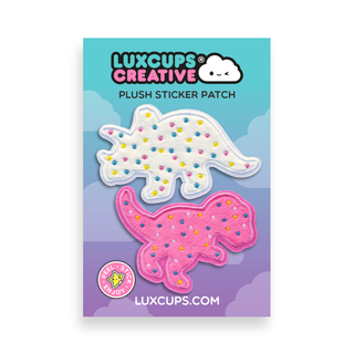 Dino Cookie Patch Set