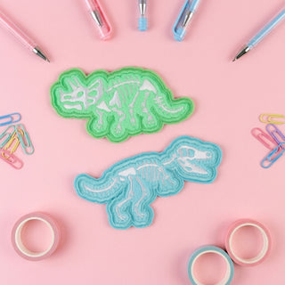 Dino Skeleton Patch Set