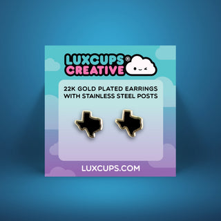 Texas Black Earrings