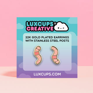 Earthworm Earrings