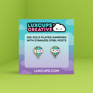 Hot Air Balloon Earrings