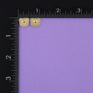 Brown Bear Earrings