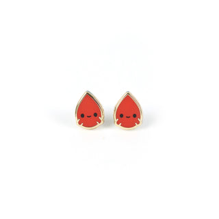 Blood Drop Earrings