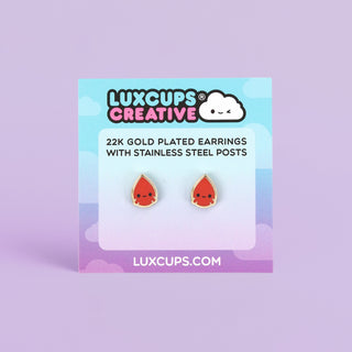 Blood Drop Earrings
