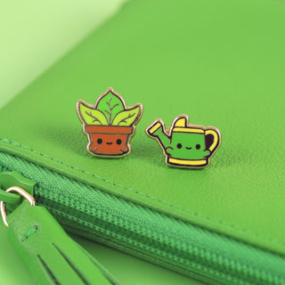 Potted Plant Earrings