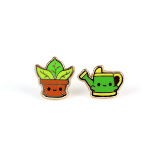 Potted Plant Earrings