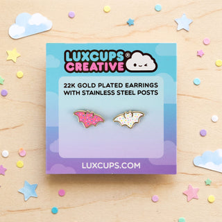 Bat Cookie Earrings
