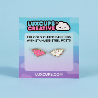 Bat Cookie Earrings