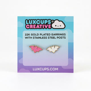 Bat Cookie Earrings