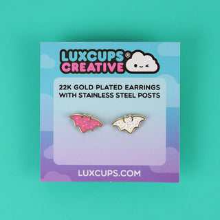Bat Cookie Earrings