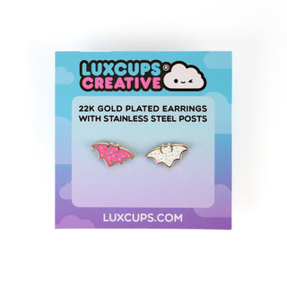 Bat Cookie Earrings
