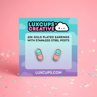 Happy Pill Earrings