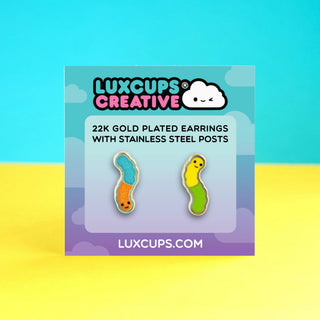 Gummy Worm Earrings