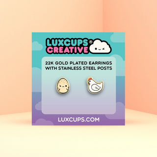 Chicken Or The Egg Earrings