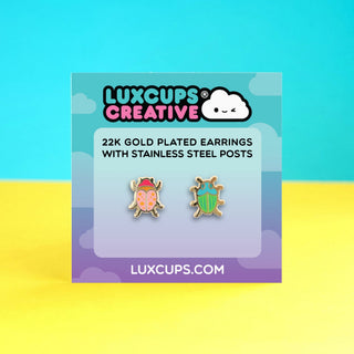Beetle Earrings