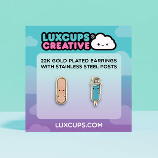 Blood Donor Buds Earrings