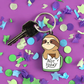 Sloth Mug Keychain